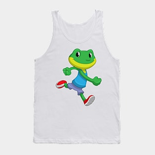 Frog as Runner at Running Tank Top